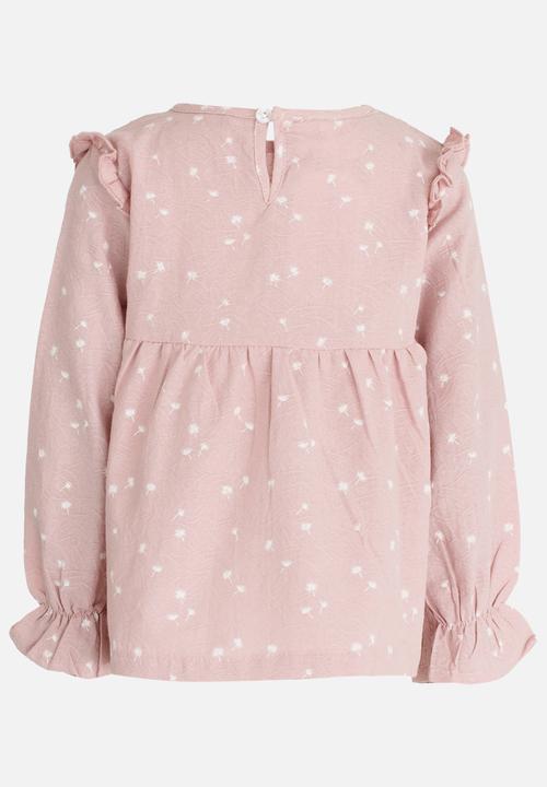 Pop Candy - Babydoll Top Pale Pink