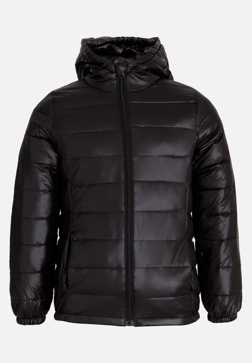 Pop Candy - Boys Puffer Jacket Black