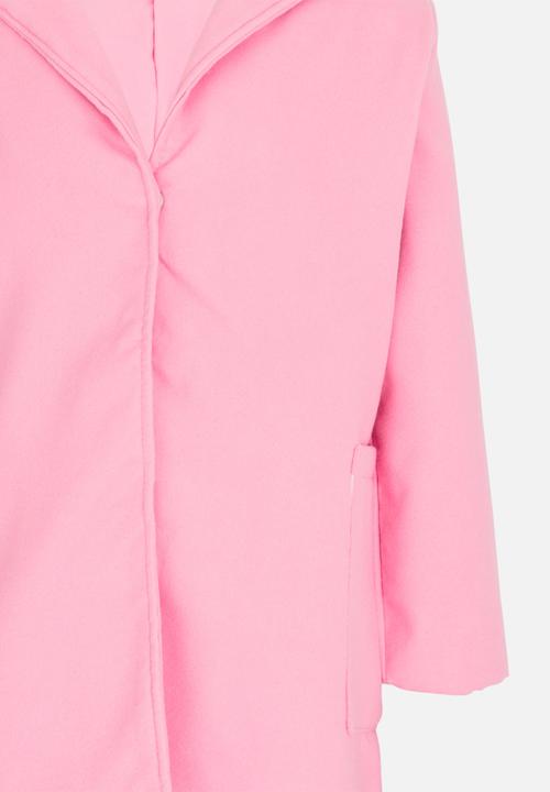 Pop Candy - Girls Hooded Coat Mid Pink