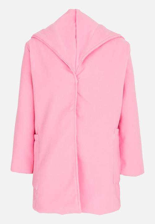 Pop Candy - Girls Hooded Coat Mid Pink