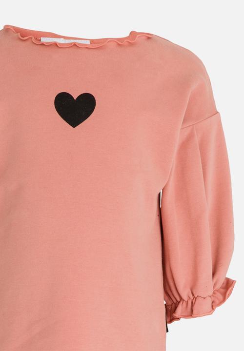 Pop Candy - Long sleeve printed tee - pink