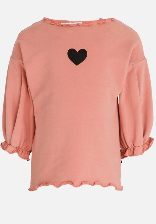 Pop Candy - Long sleeve printed tee - pink