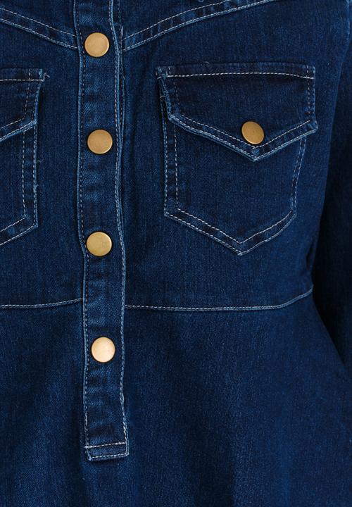 Pop Candy - Denim Dress Blue
