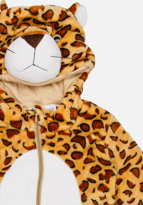 Pop Candy - Tiger Onesie Brown