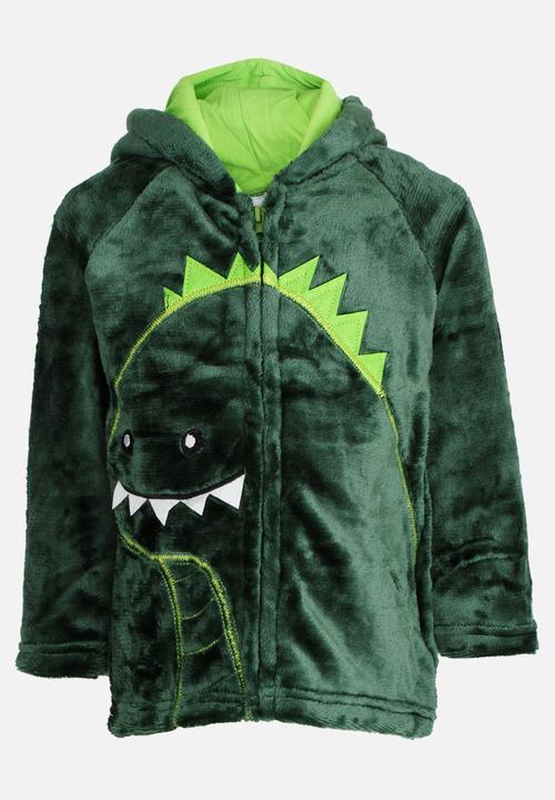 Pop Candy - Printed Hooded Jacket Green