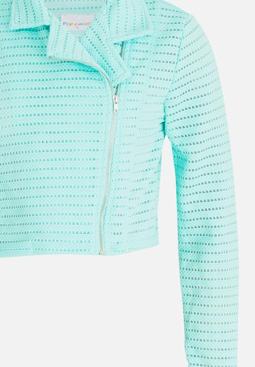 Pop Candy - Zip through jacket - green