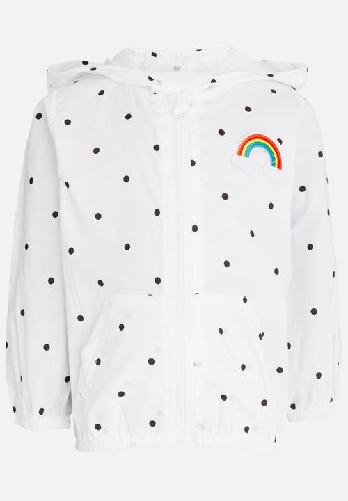 Pop Candy - Girls  Hooded Jacket White