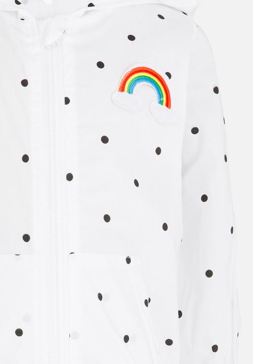 Pop Candy - Girls  Hooded Jacket White
