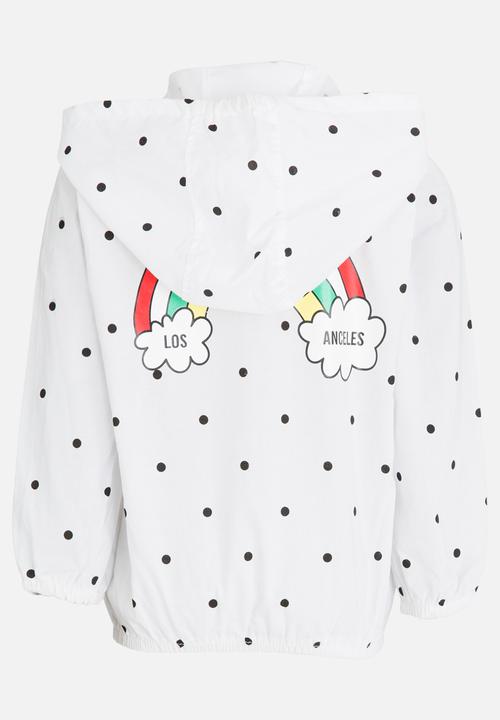 Pop Candy - Girls  Hooded Jacket White