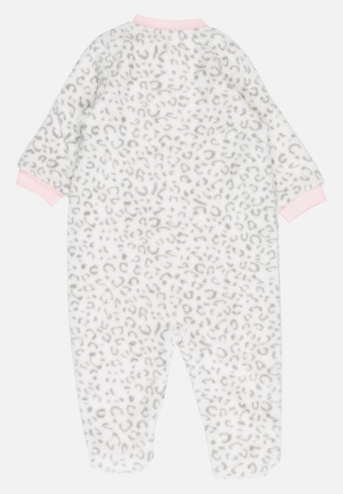 Pop Candy - Printed kitty bodysuit - white & pink 