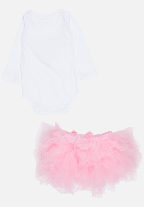 Pop Candy - 4 Piece Tutu Skirt Set Pale Pink