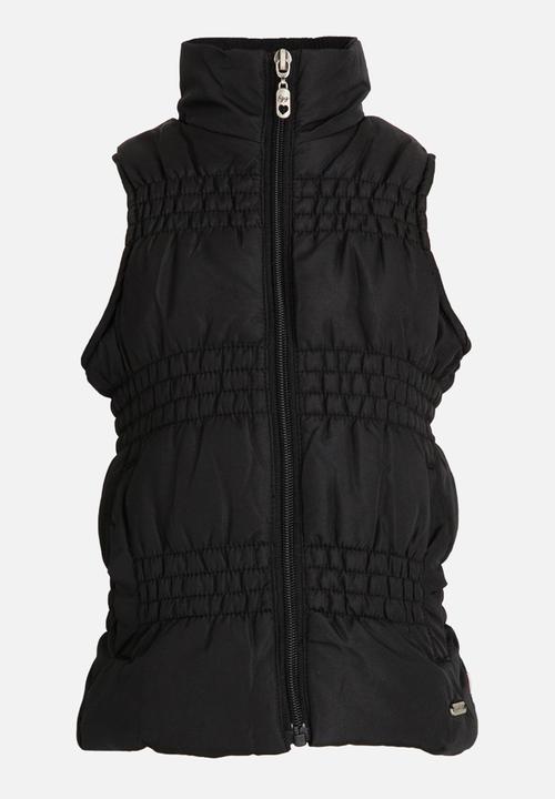 Pop Candy - Puffer gilet jacket - black
