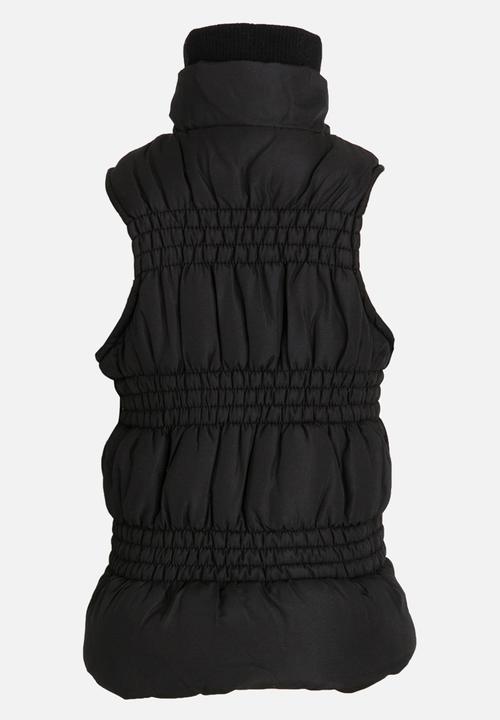 Pop Candy - Puffer gilet jacket - black