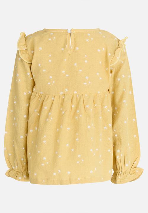 Pop Candy - Babydoll Top Yellow