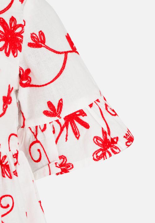 Pop Candy - Printed Dress White