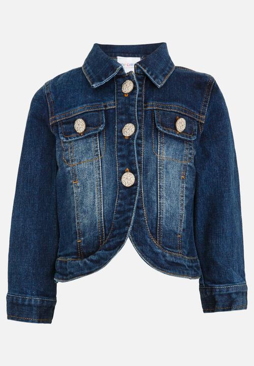 Pop Candy - Girls  Denim Jacket Navy