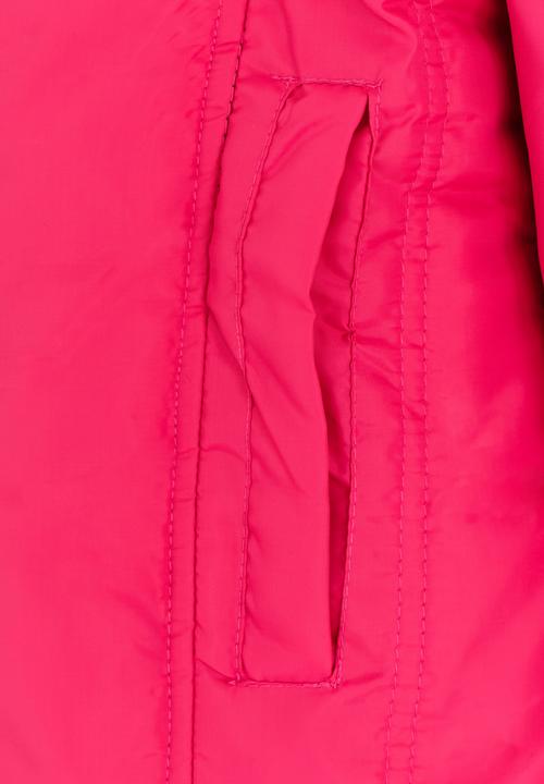 Pop Candy - Zip Through Hooded Jacket Mid Pink