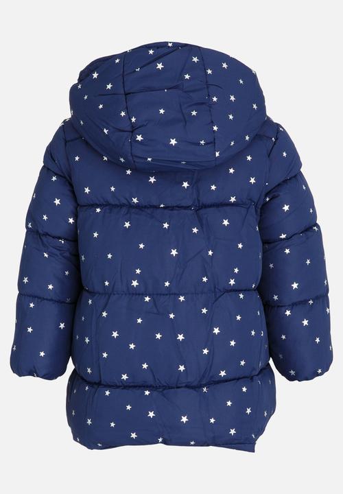 Pop Candy - Boys Hooded Puffer Jacket Navy