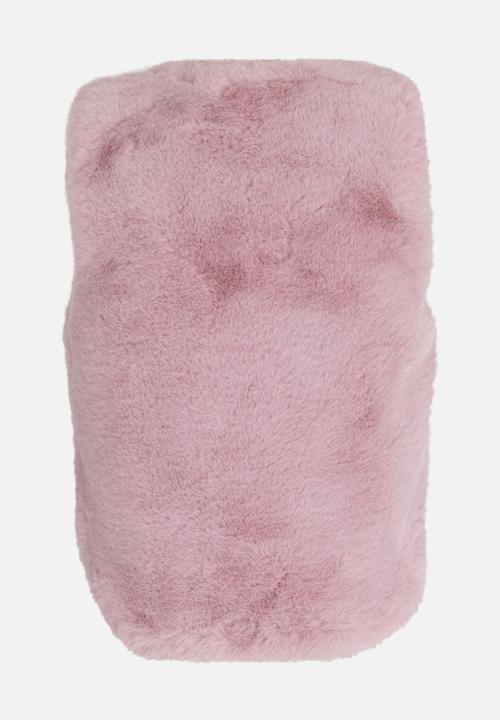 Pop Candy - Fur Gilet Coat Pale Purple