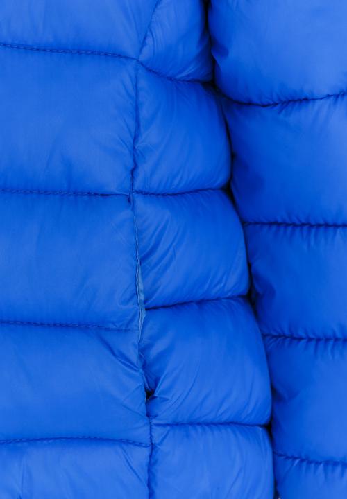 Pop Candy - Puffer Hoodie Jacket Blue