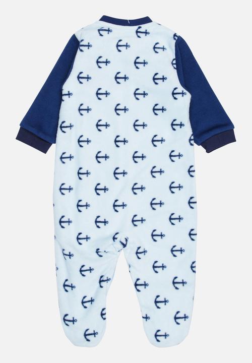 Pop Candy - Anchor print bodysuit - blue
