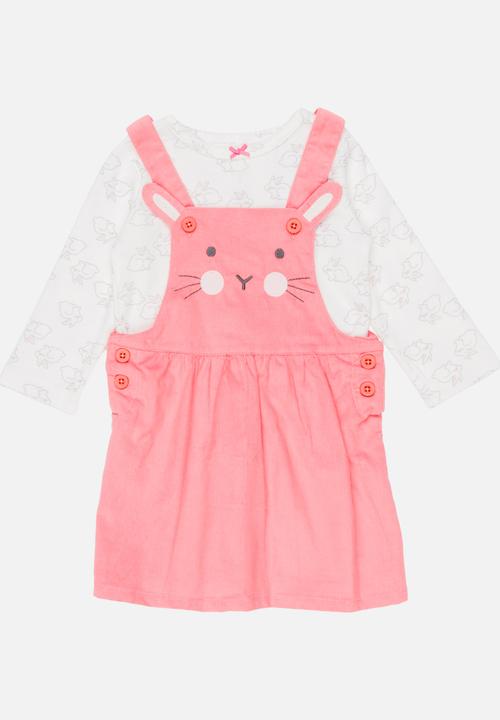 Pop Candy - Printed Dress Set Mid Pink