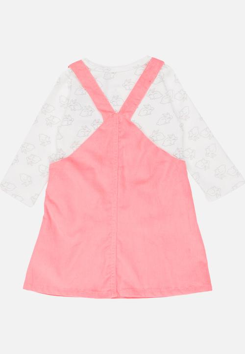 Pop Candy - Printed Dress Set Mid Pink