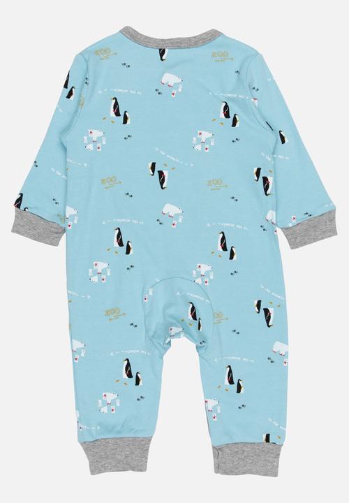 Pop Candy - Printed Sleepsuit Pale Blue