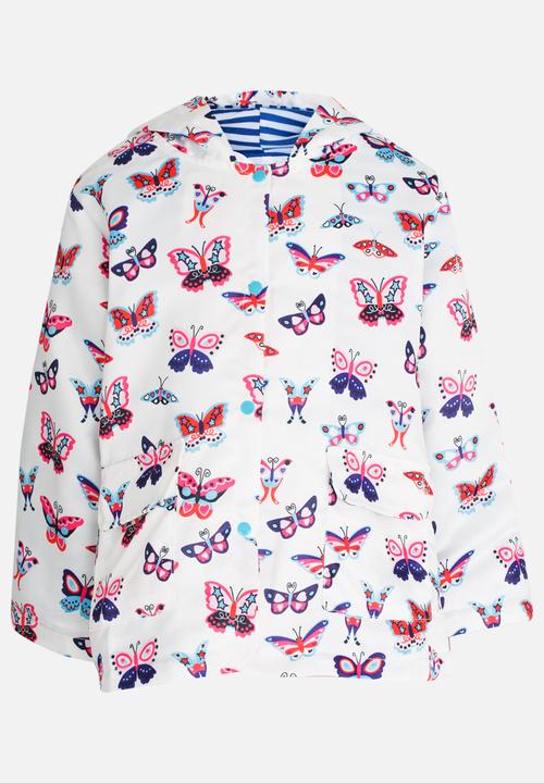 Pop Candy - Butterfly Printed Jacket Multi-colour