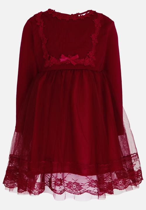 Pop Candy - Tutu Dress Maroon