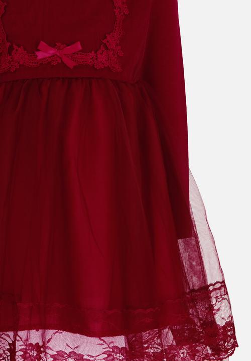 Pop Candy - Tutu Dress Maroon
