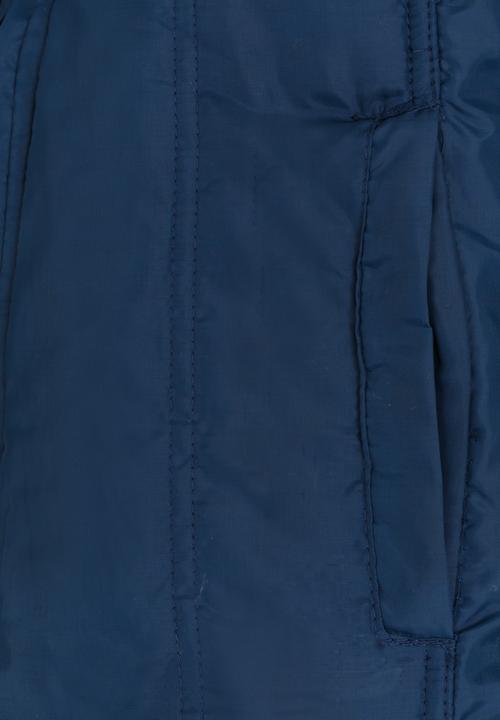 Pop Candy - Zip Through Hooded Jacket Navy