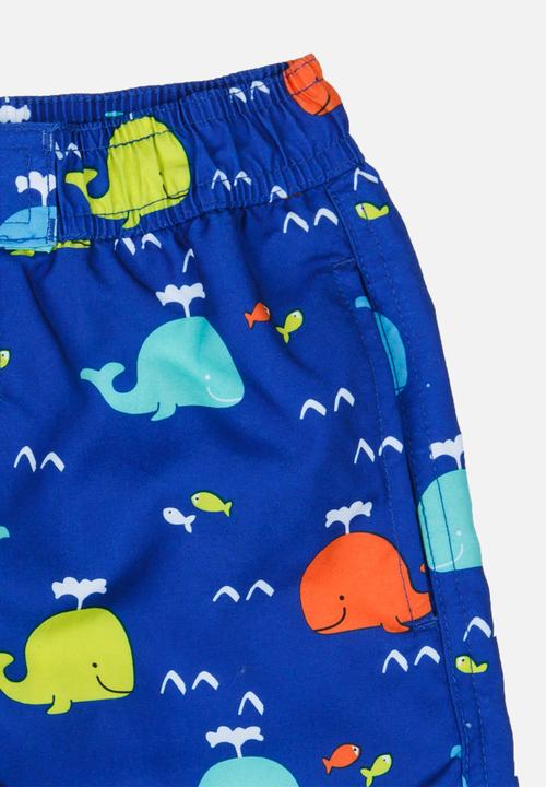 Pop Candy - Printed Shorts Blue