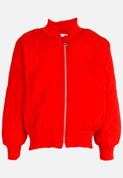 Pop Candy - Boys Quilted Puffer Jacket Red
