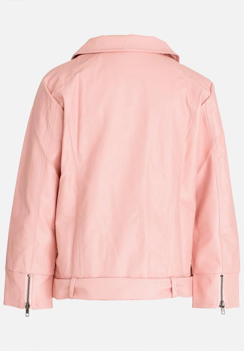 Pop Candy - Girls Biker Jacket Mid Pink