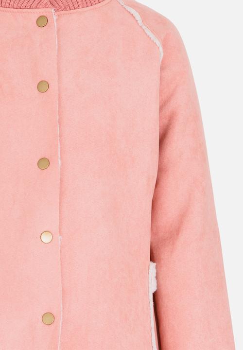 Pop Candy - Girls Long Jacket Mid Pink
