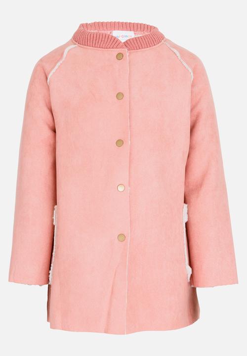 Pop Candy - Girls Long Jacket Mid Pink