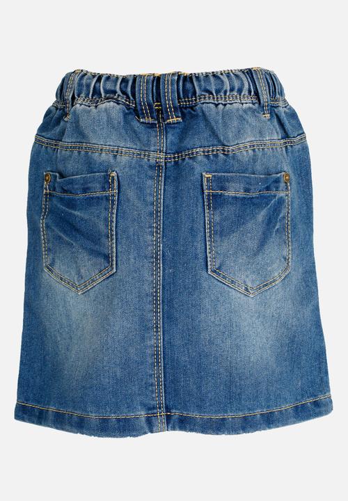 Pop Candy - Denim skirt - blue 