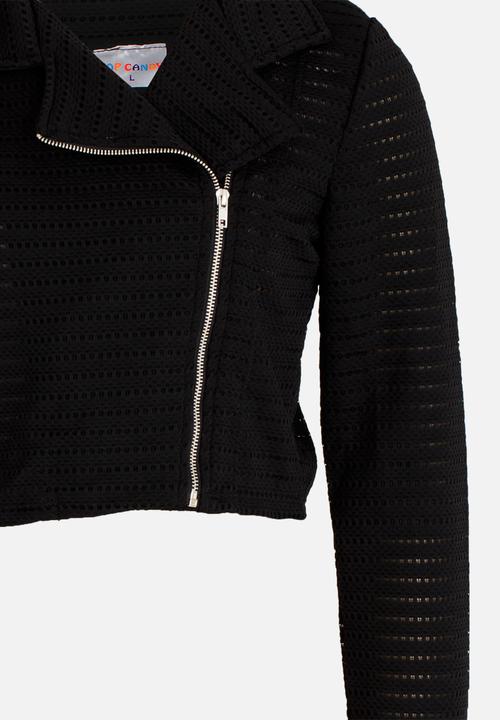Pop Candy - Zip through jacket - black 