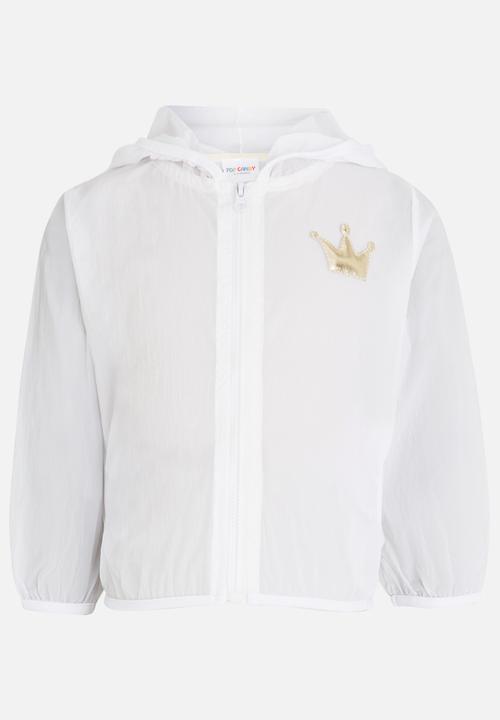 Pop Candy - Girls Wind Breaker White