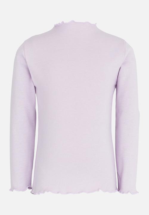Pop Candy - Long Sleeve Tee Pale Purple