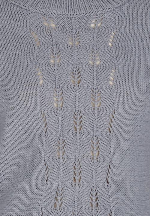 Pop Candy - Pointelle Jumper Grey