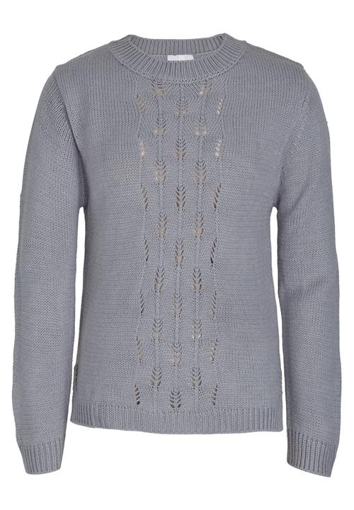 Pop Candy - Pointelle Jumper Grey