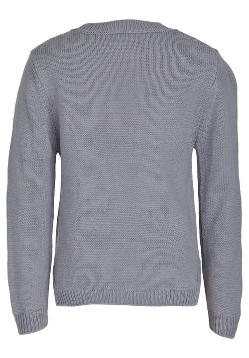 Pop Candy - Pointelle Jumper Grey