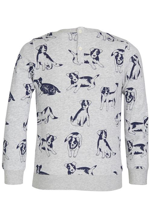 Pop Candy - Printed Sweater Grey