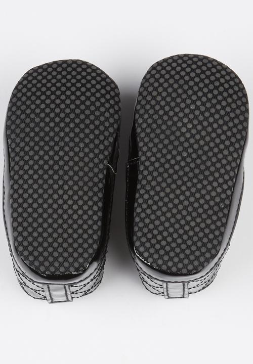 Pop Candy - Quilted PU Hi Top Sneaker Black