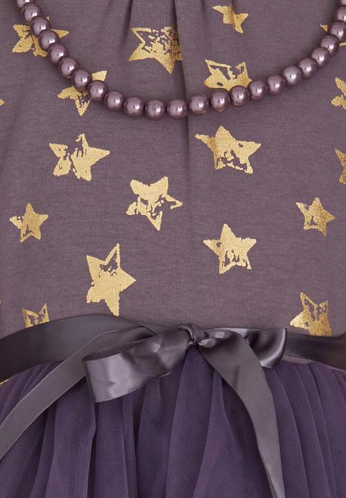Pop Candy - Combo Dress Pale Purple