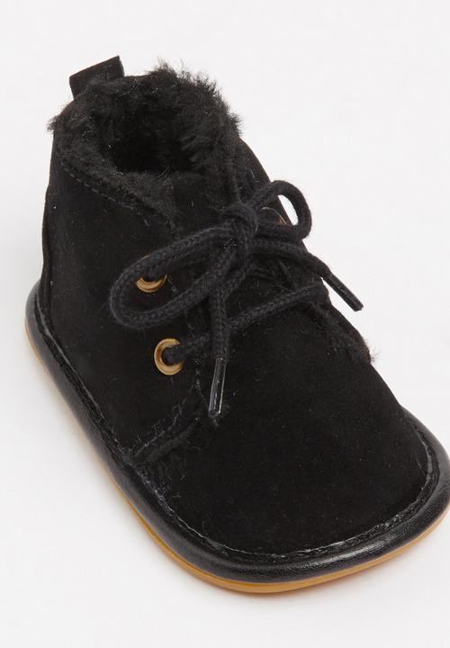 Pop Candy - Lace Ups Boots Black