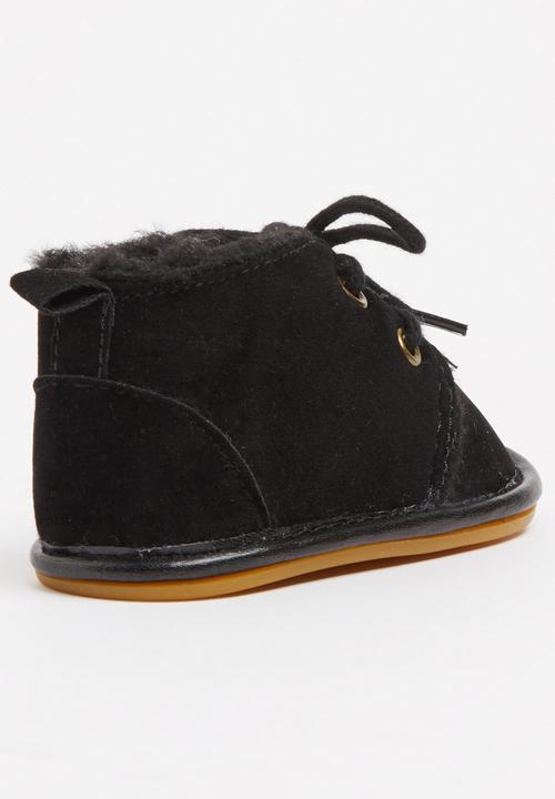 Pop Candy - Lace Ups Boots Black
