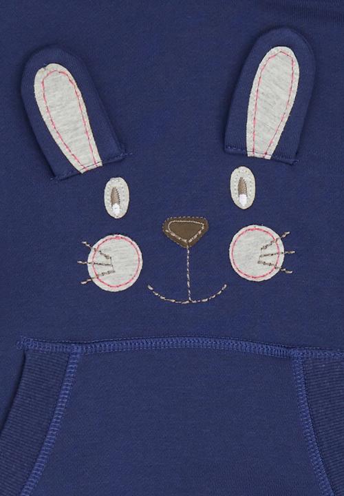 Pop Candy - Printed Hoodie Navy